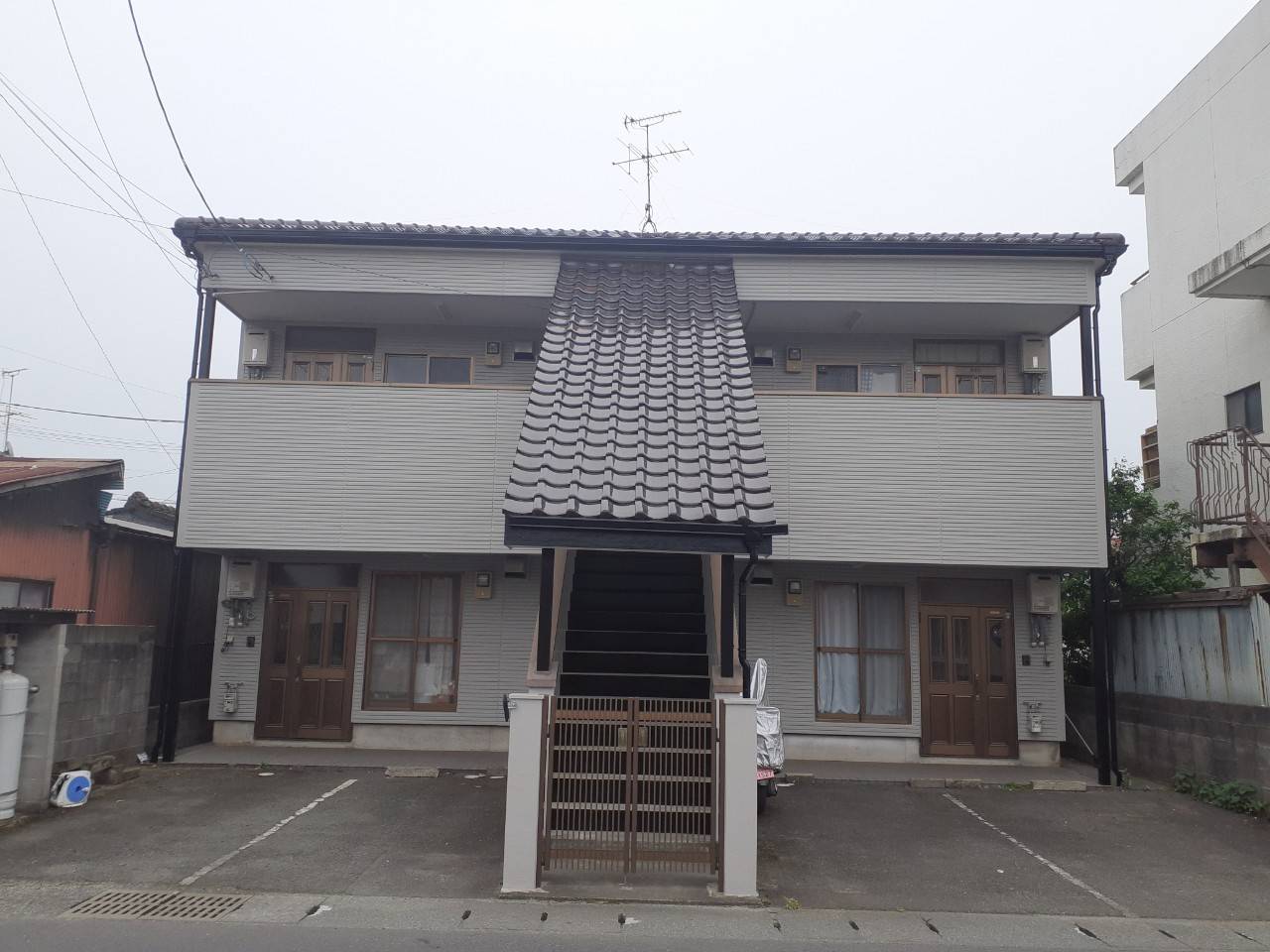 熊本市中央区国府・アパート改修塗装工事